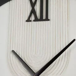 White and Black Modern Wall Clock