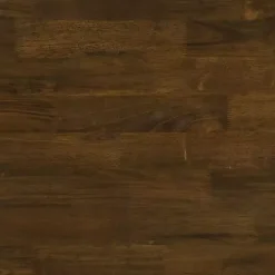 White and Dark Oak Wood Live Edge Accent Table