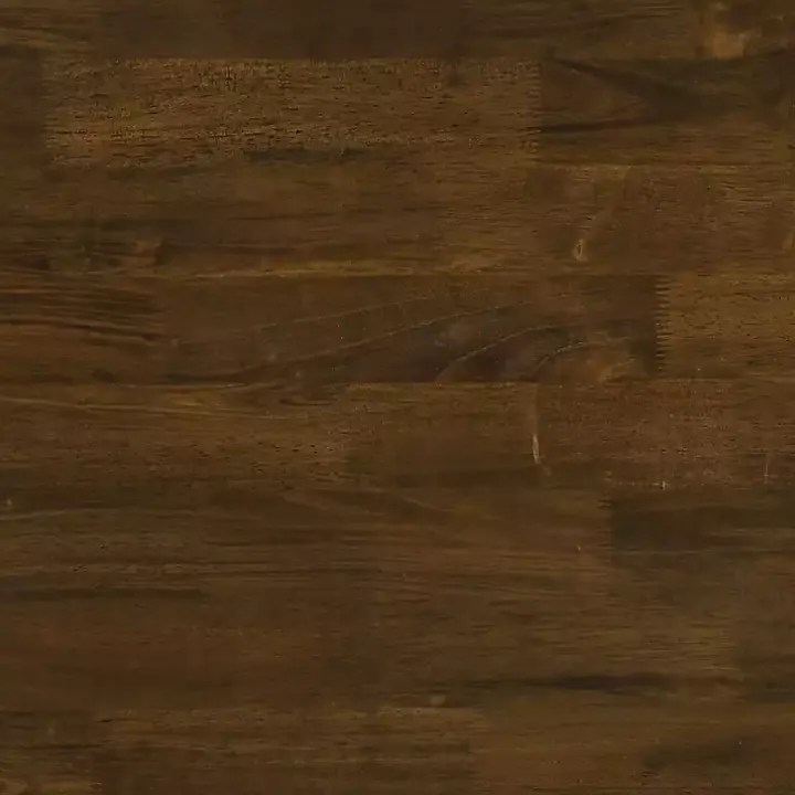 White and Dark Oak Wood Live Edge Accent Table