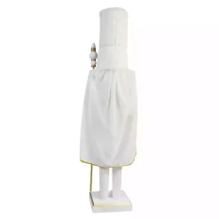 White and Gold King Nutcracker