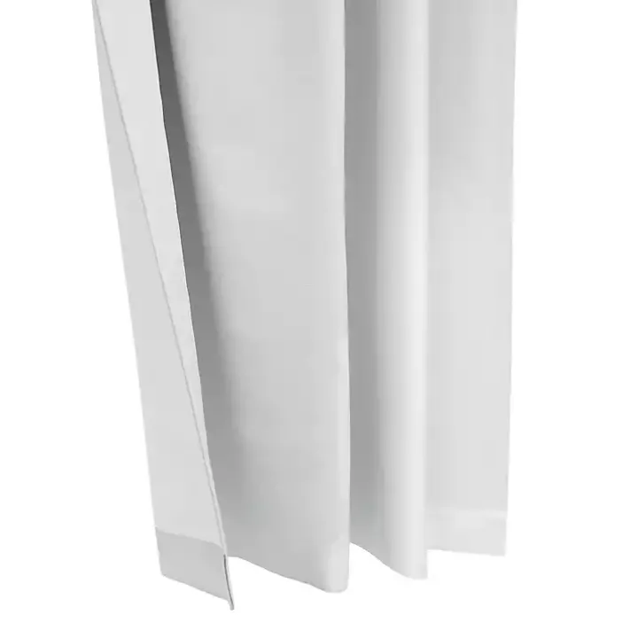 White Baxter Blackout Curtain Panel, 84 in.