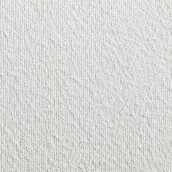 White Boucle Modern Accent Chair