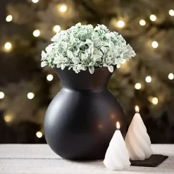 White Christmas Tree Kitira Candles, Set of 2