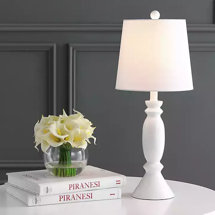White Curve Table Lamp