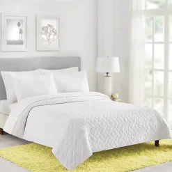 White Dream Weaver 3-pc. King Coverlet Set