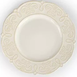 White Embossed Scalloped 16-pc. Dinnerware Set