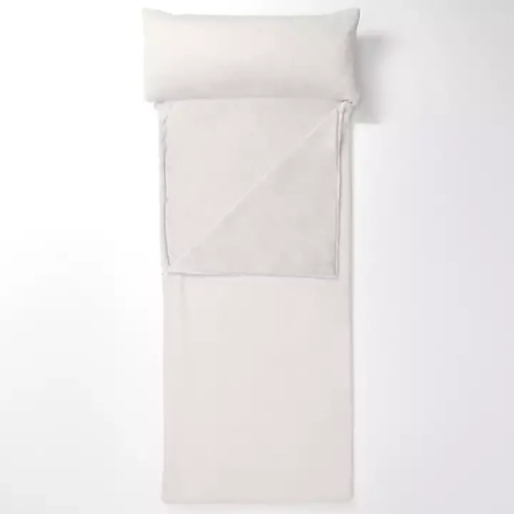 White Faux Fur Slumber Bag