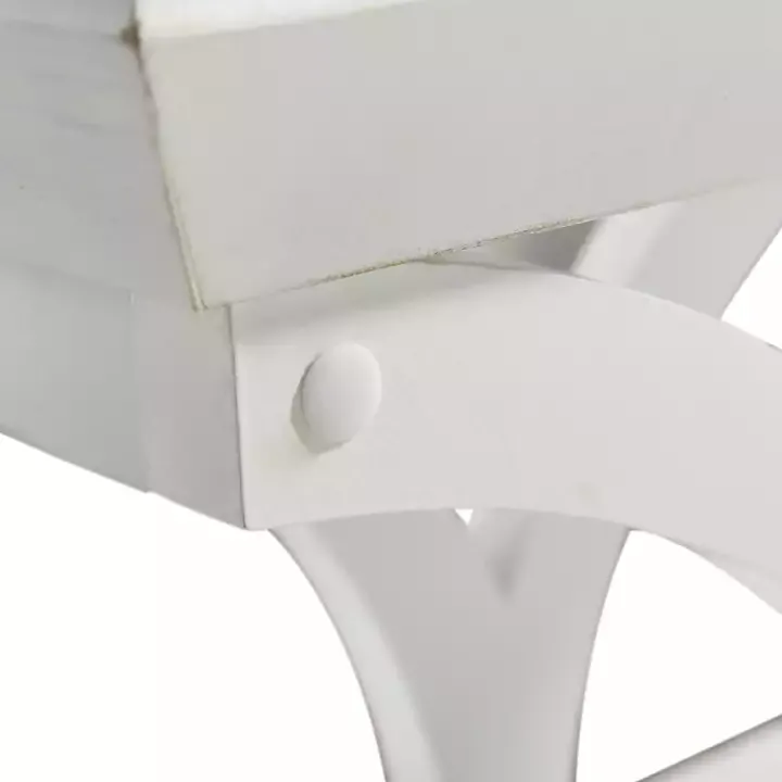 White Fir Wood Curved Tray C-Table