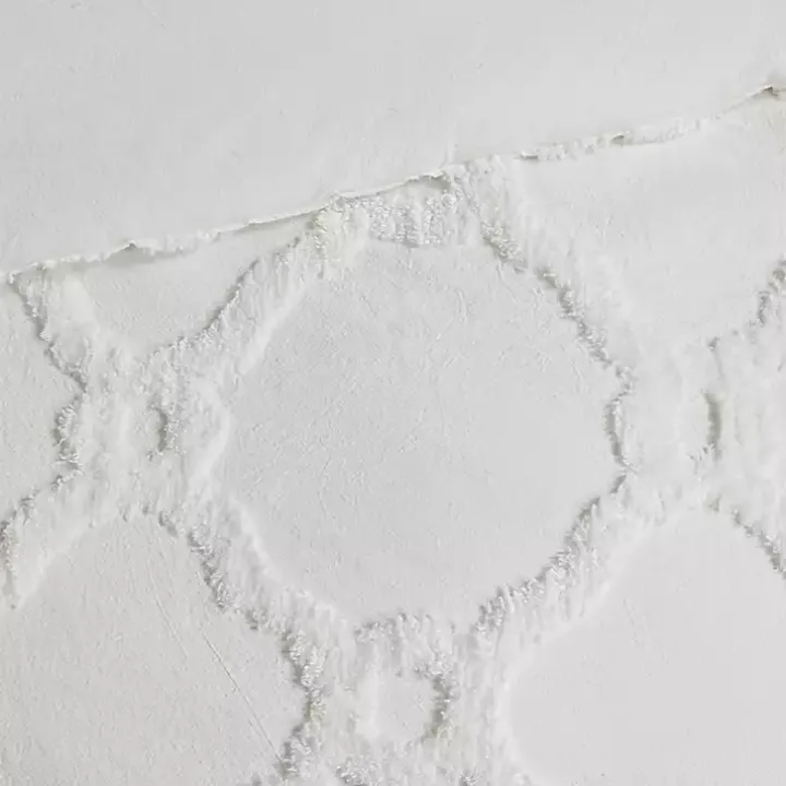 White Geometric California King 3-pc Comforter Set