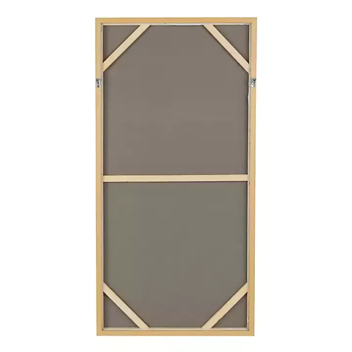 White Geometric Dimensional Canvas Art Print