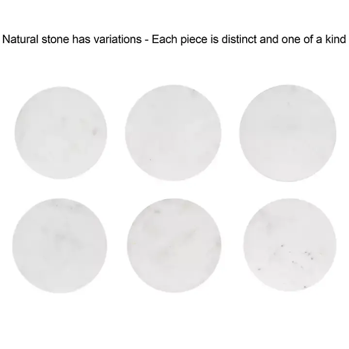 White Marble Walnut Accent Table