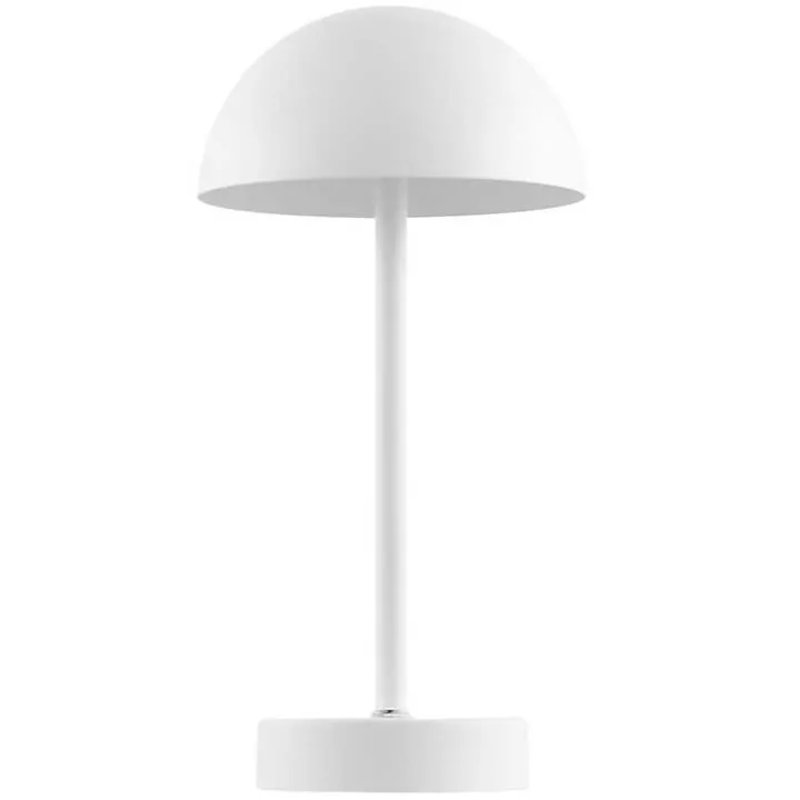 White Metal Rechargeable Table Lamp