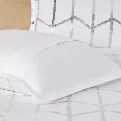 White Metallic 4-pc. Twin/Twin XL Comforter Set