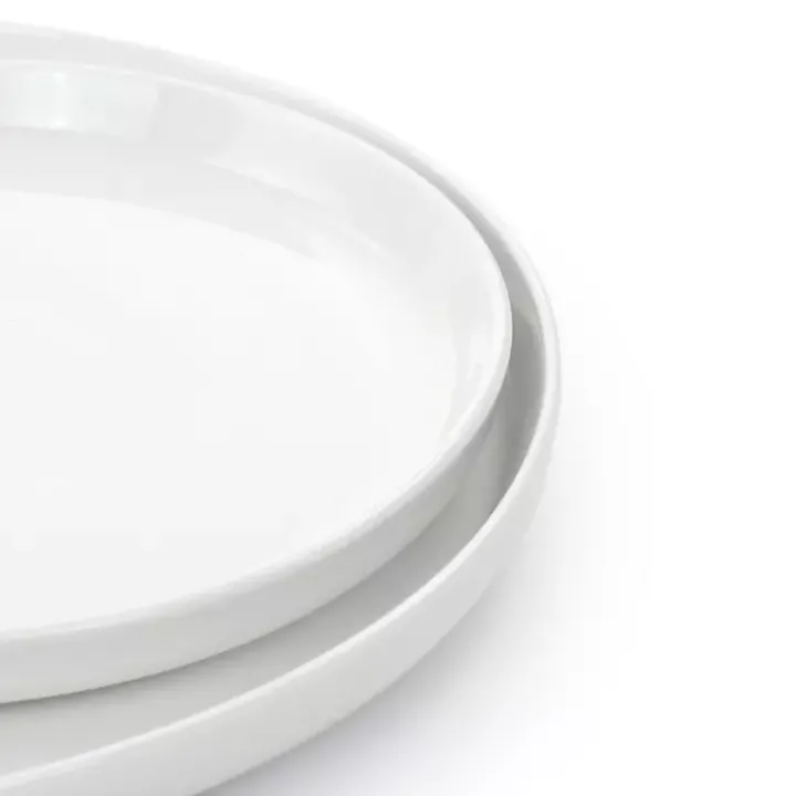 White Modern Ceramic 16-pc. Dinnerware Set