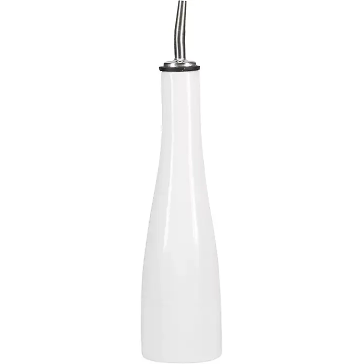 White Porcelain 2-pc. Oil and Vinegar Carafe Set