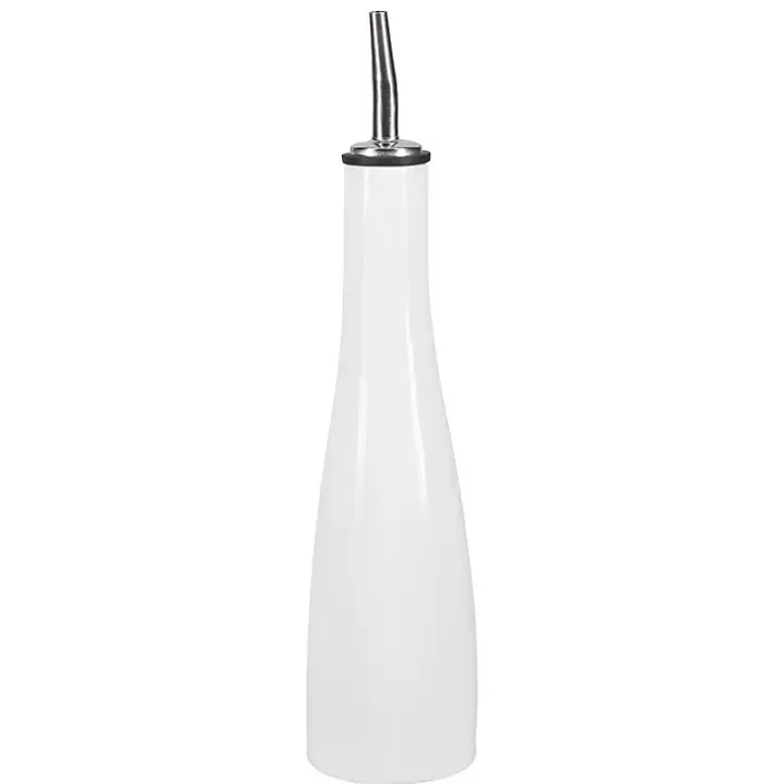 White Porcelain 2-pc. Oil and Vinegar Carafe Set