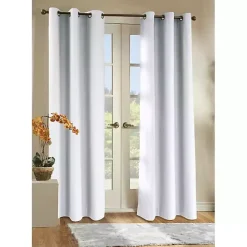 White Room Darkening Curtain Panel Set, 63 in.