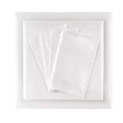 White Satin 6-pc. California King Sheet Set