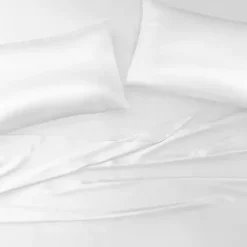 White Satin 6-pc. King Sheet Set