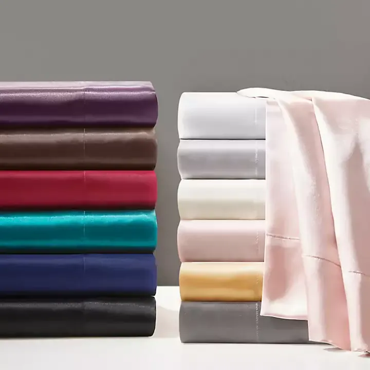White Satin 6-pc. King Sheet Set