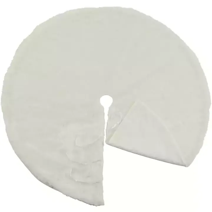 White Snow Fur Tree Skirt