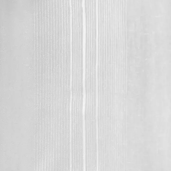 White Stripe Sheer Curtain Panel Set, 84 in.