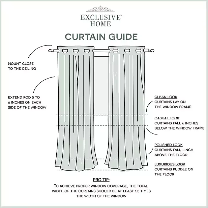 White Stripe Sheer Curtain Panel Set, 84 in.