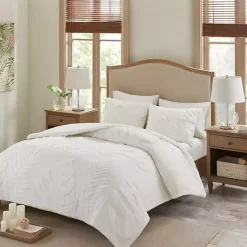 White Tropical California King 3-pc. Comforter Set