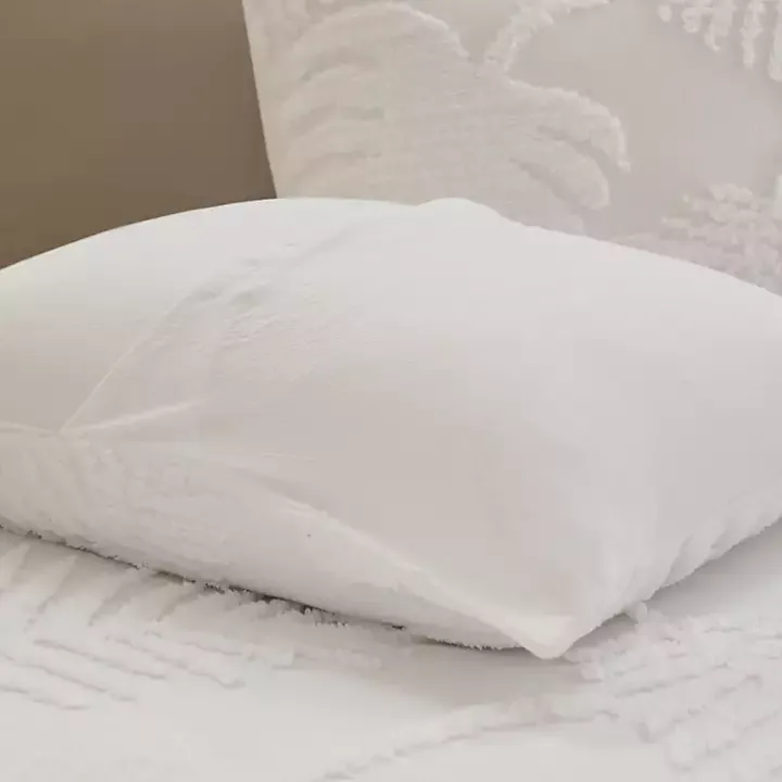 White Tropical Full/Queen 3-pc. Comforter Set