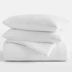 White Waffle Ultra-Soft 3-pc. Queen Comforter Set