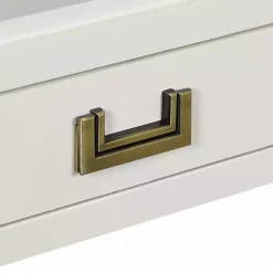 White Wood Layla Accent Table
