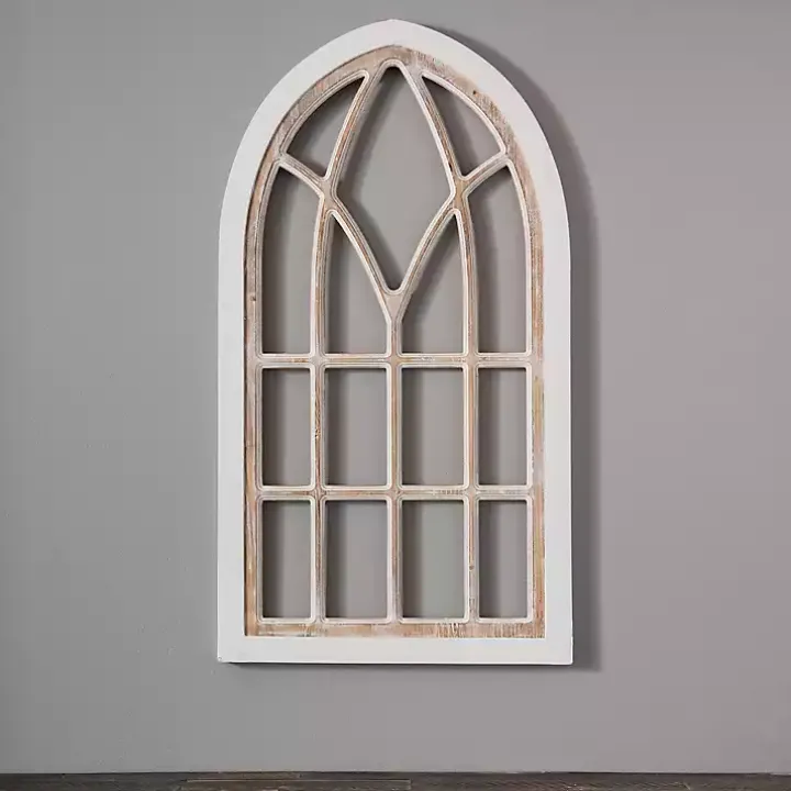 White Wood Sydney Arch Wall Plaque