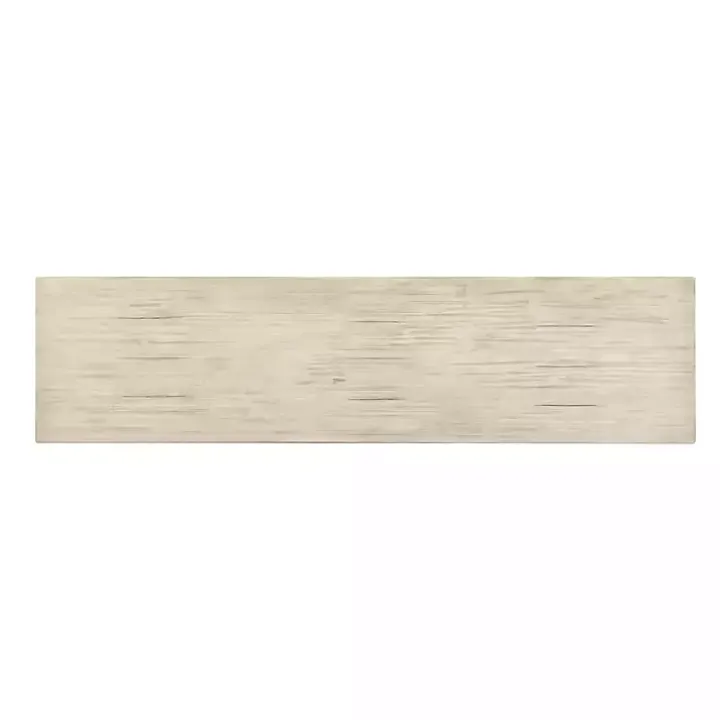 Whitewashed Ramus Console Table