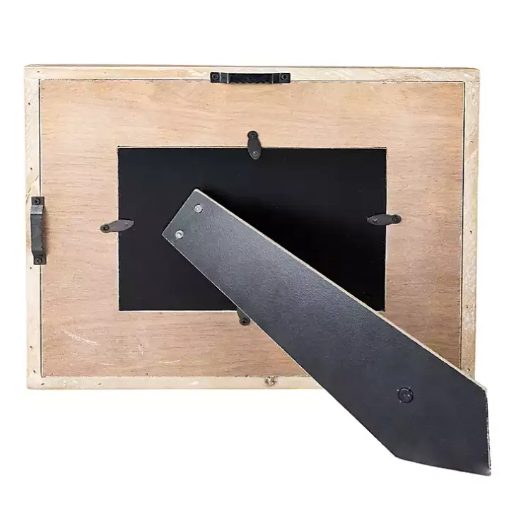 Wooden Blue Printed Picture Frame, 5x7