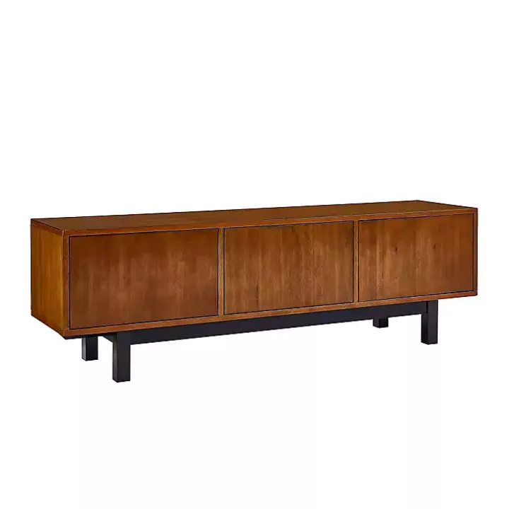 Wooden 3-Door Media Cabinet