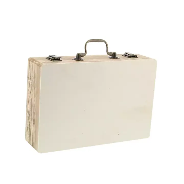Wooden Novelty Briefcase Clock