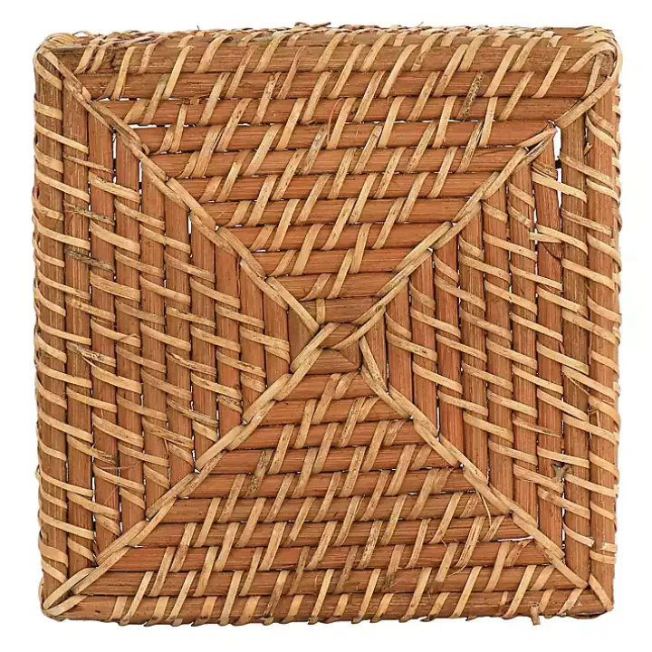 Woven Rattan Martha Stewart Flatware Caddy