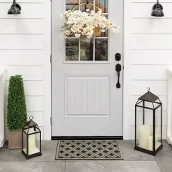 Woven Wicker Pattern Doormat