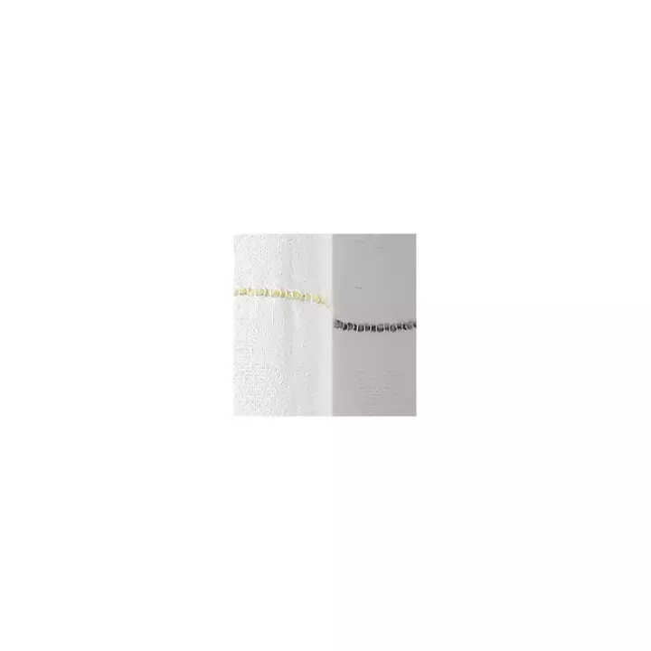 Yellow and Gray Ombre Stripe Shower Curtain