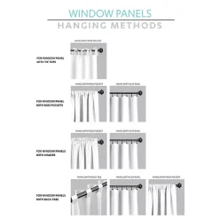 Yellow and Gray Stripe Curtain Panel Set, 84 in.