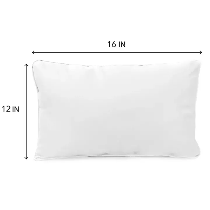 Yellow Blessed Outdoor Lumbar Pillow