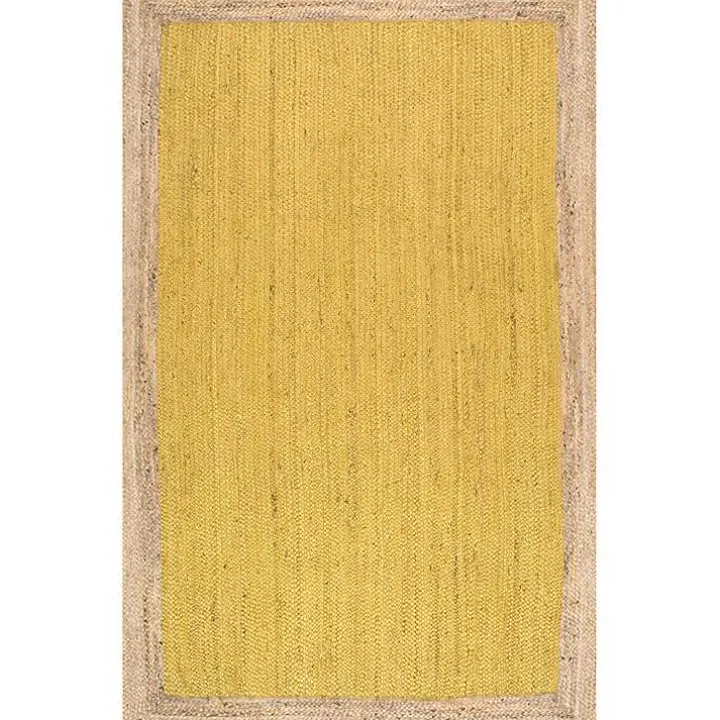 Yellow Eugene Woven Area Rug, 5x8