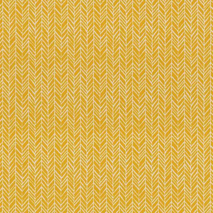 Yellow Herringbone Outdoor Pillows, Set of 2