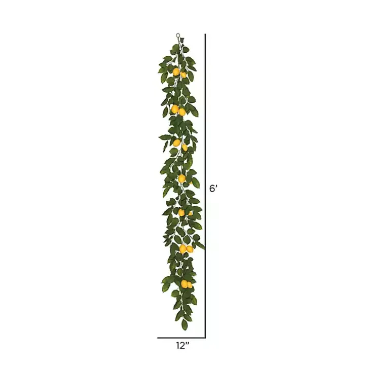 Yellow Lemon Leaf Garland