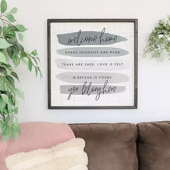 You Belong Here Wall Plaque